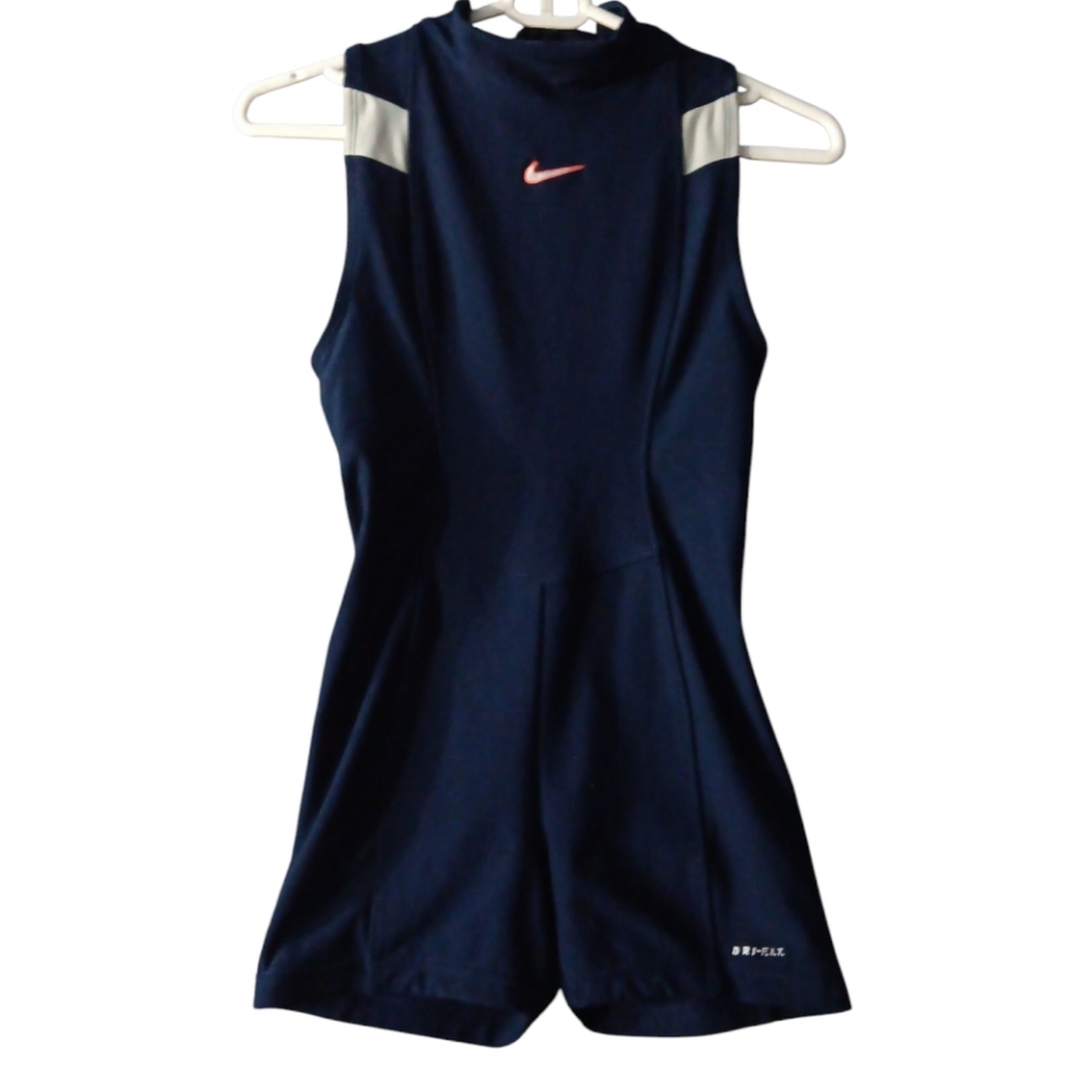 Nike Dark Blue Vintage Romper W/Logo SZ Med